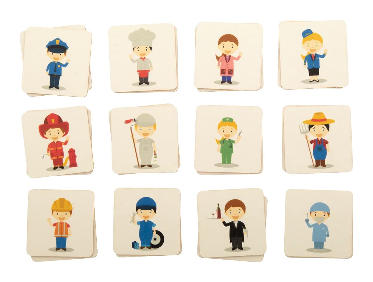 Individuelles Memory-Spiel - Peppermor - natur (-B)