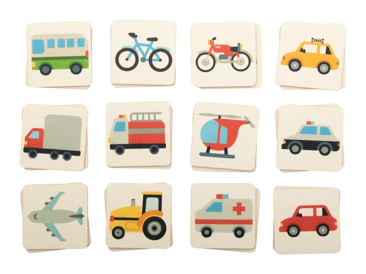 Individuelles Memory-Spiel - Peppermor - natur (-F)