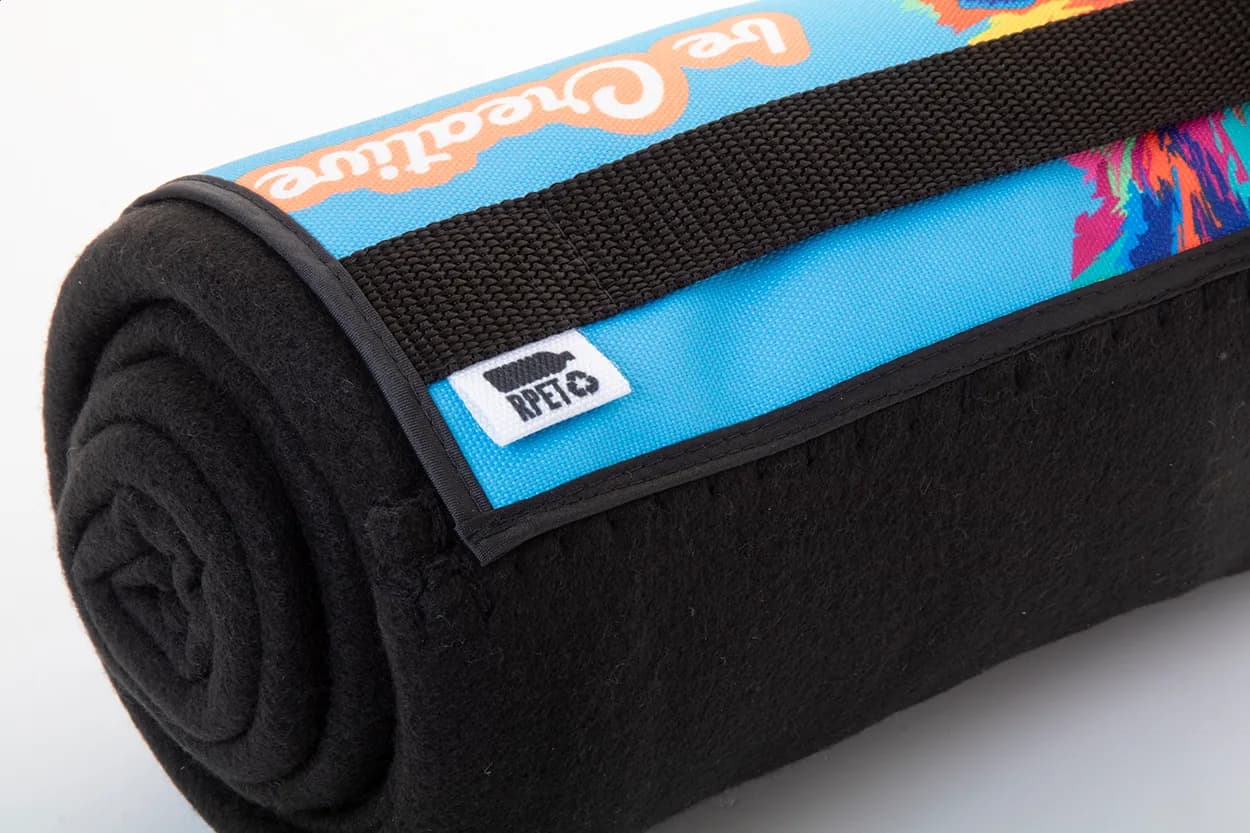 individuelle RPET Polar-Decke - Reporta - schwarz (-10)