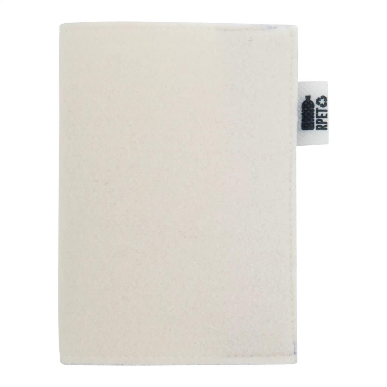 individuelle RPET Ausweishülle - CreaFelt Pass - weiß