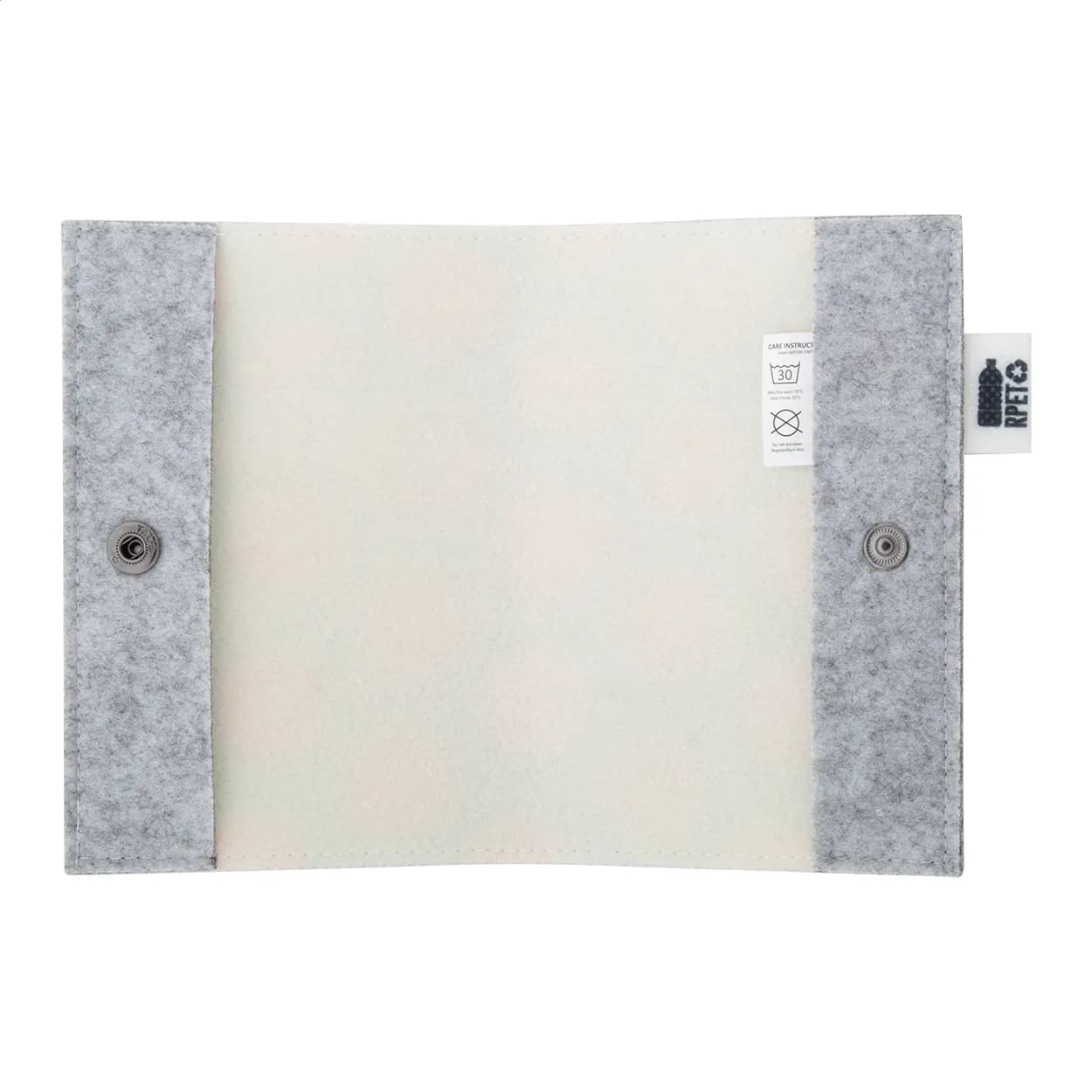 individuelle RPET Ausweishülle - CreaFelt Pass - weiß