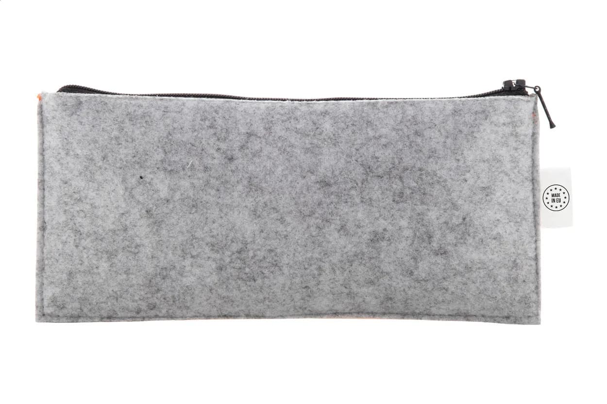individuelle RPET Stiftetasche - CreaFelt Pen Zip - weiß