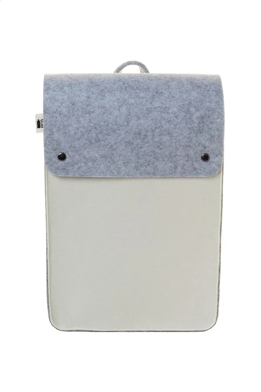 individueller RPET Rucksack - CreaFelt Back II - weiß