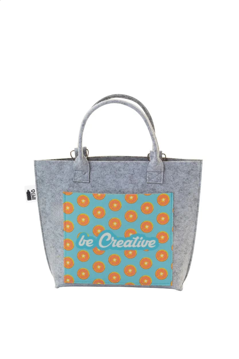 individuelle Umhängetasche - CreaFelt Cross - weiß