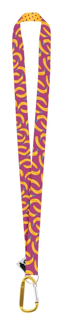 Lanyard mit Sublimationsdruck - Subyard XL RPET - gelb (-02)