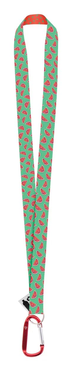 Lanyard mit Sublimationsdruck - Subyard XL RPET - rot (-05)