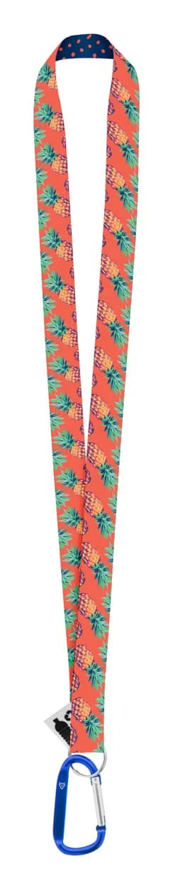 Lanyard mit Sublimationsdruck - Subyard XL RPET - blau (-06)