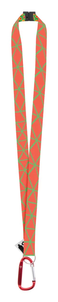 Lanyard mit Sublimationsdruck - Subyard XL Safe RPET - rot (-05)