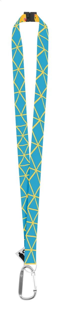 Lanyard mit Sublimationsdruck - Subyard XL Safe RPET - silber (-21)