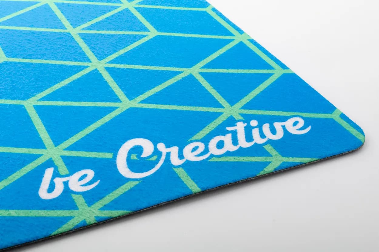 RPET Schreibtischunterlage - CreaFelt Cursor XXL - weiß