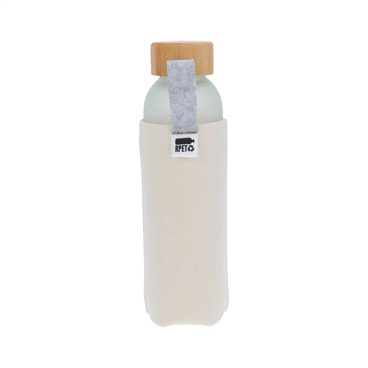 Flasche - CarryFelt Glass - weiß (-01)