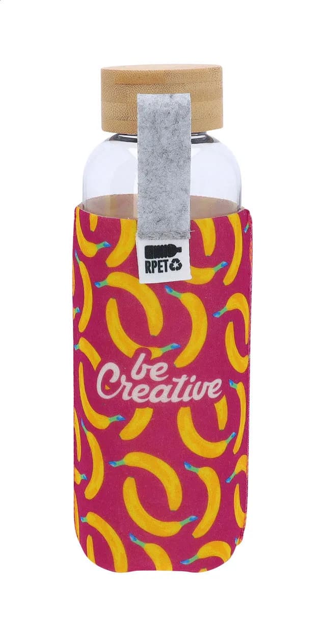 RPET Trinkflasche - CarryFelt RPET - weiß (-01)