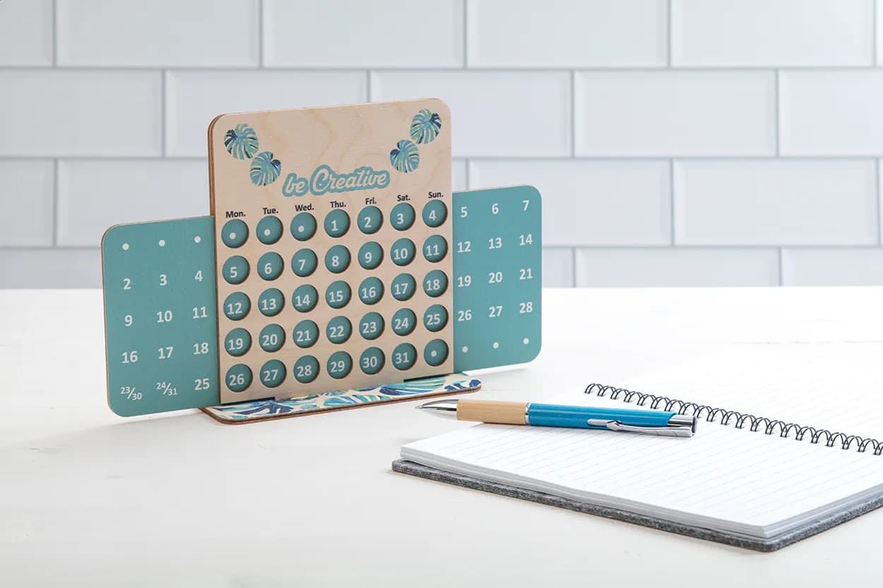 Individueller ewiger Kalender - Forever Creative - natur