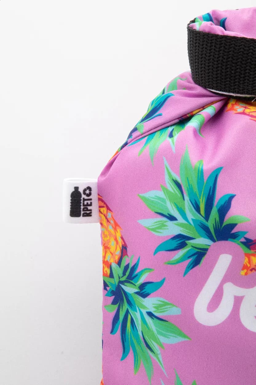 Individueller RPET Brotbeutel - Brotzeit XL - weiß