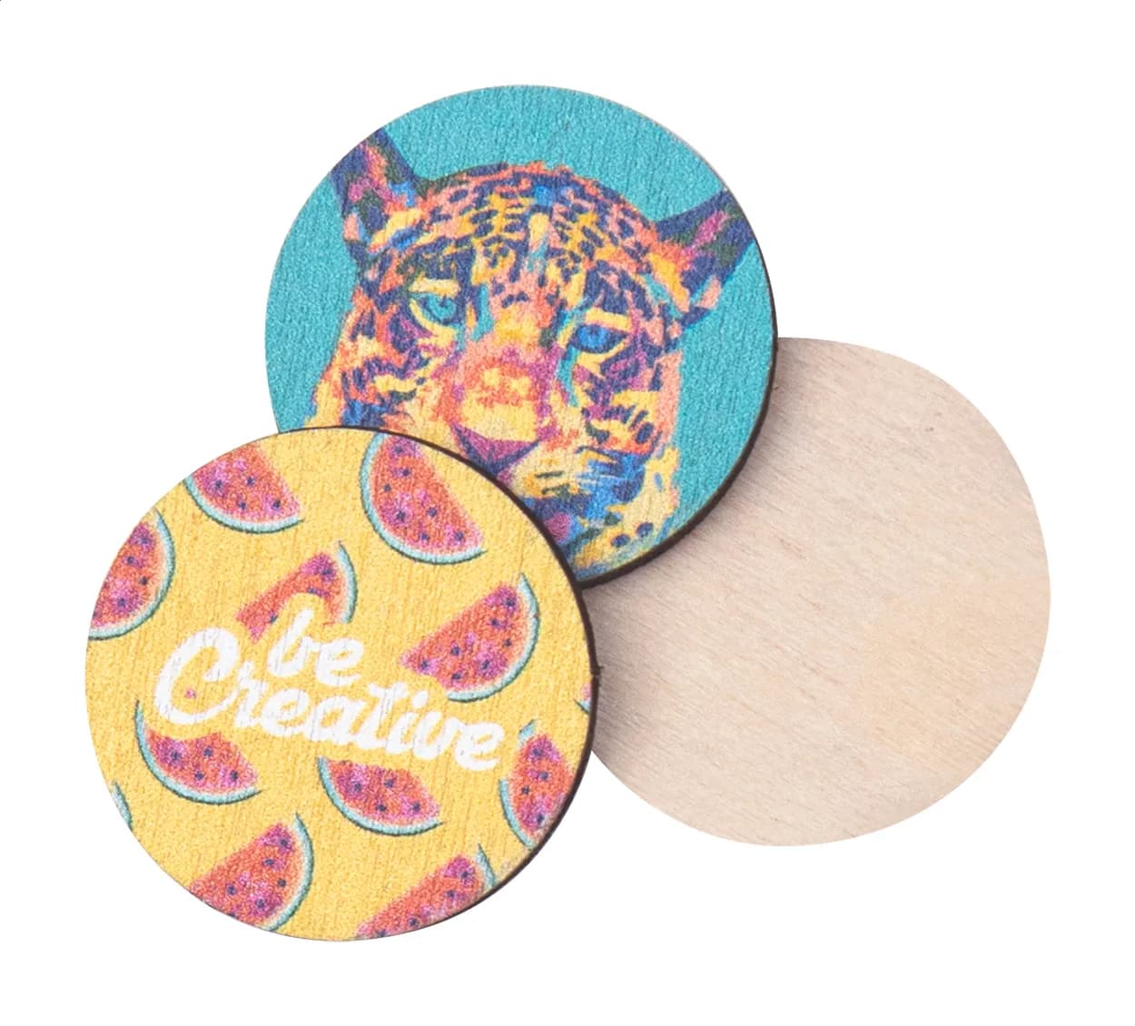 Individueller Einkaufswagenchip - ColoCoin - natur