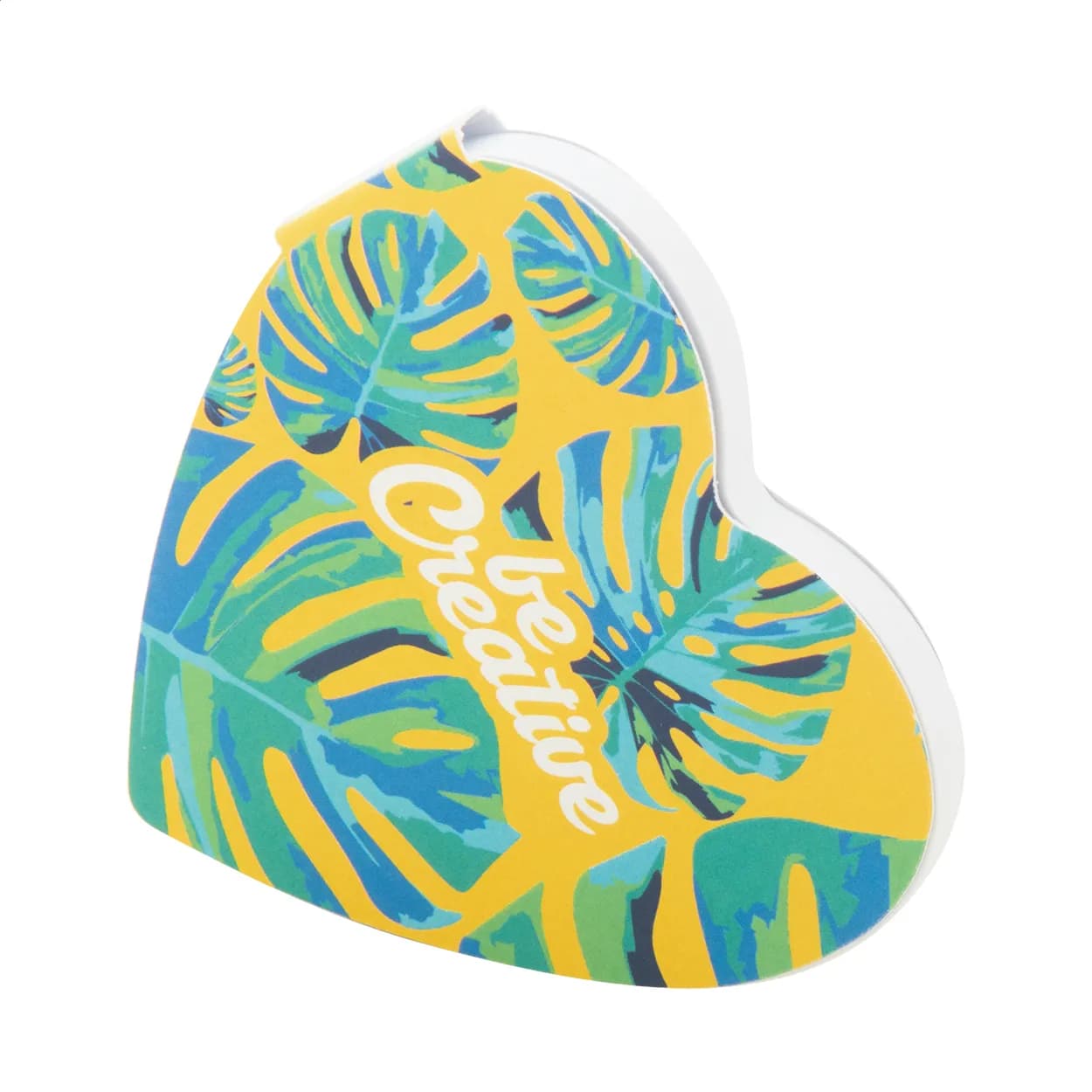 Individuelle Haftnotizen - CreaStick Heart - weiß