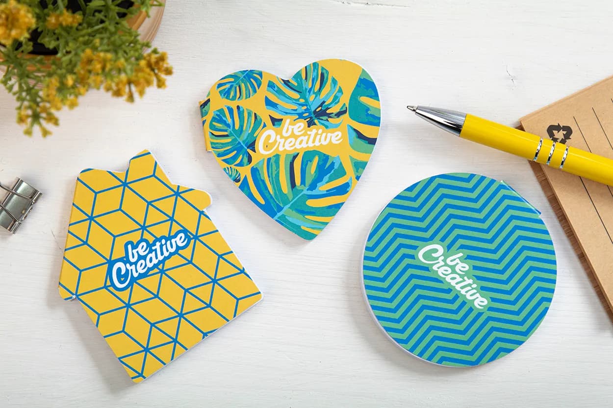 Individuelle Haftnotizen - CreaStick Circle - weiß