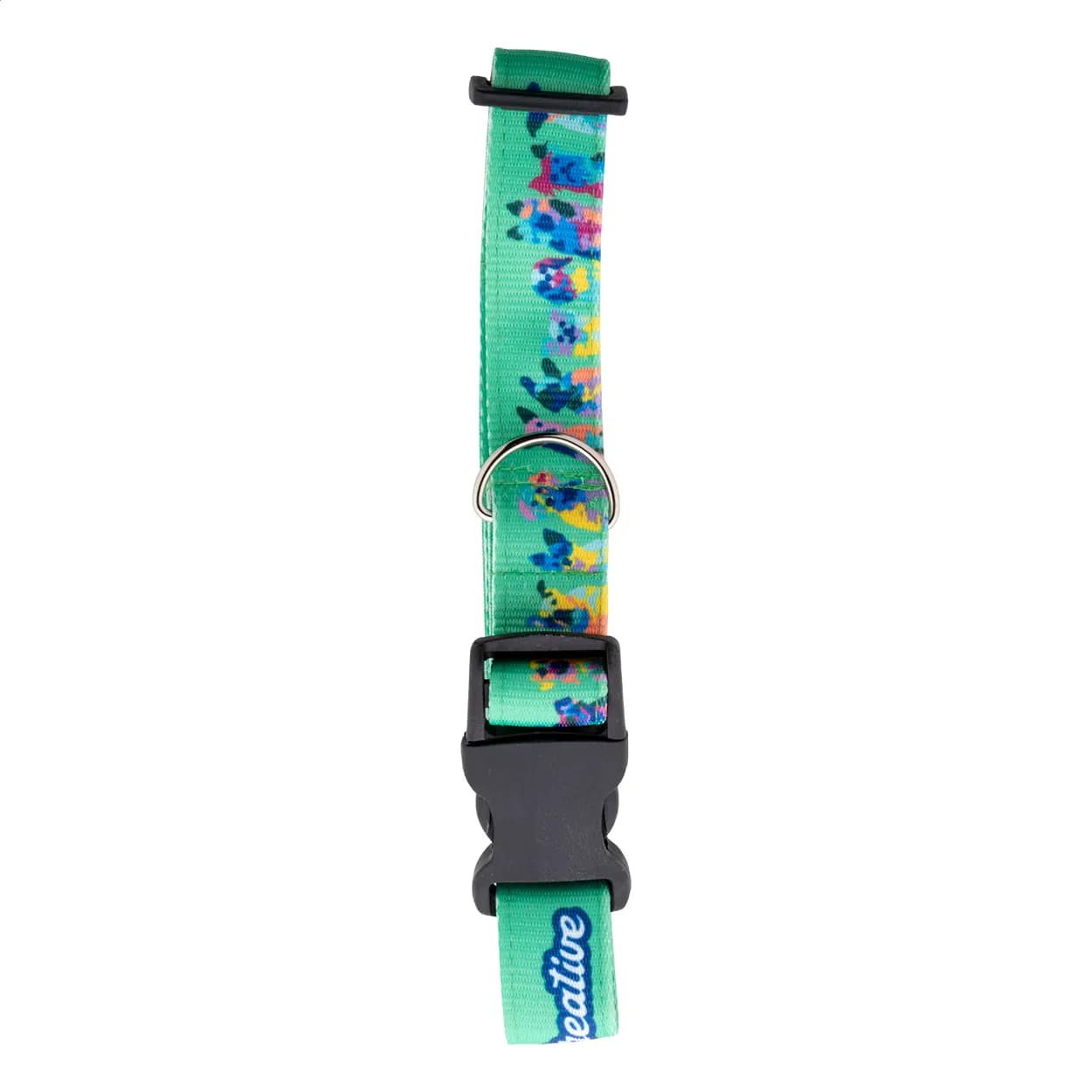 Individuelles Hundehalsband - Ziggy - weiß