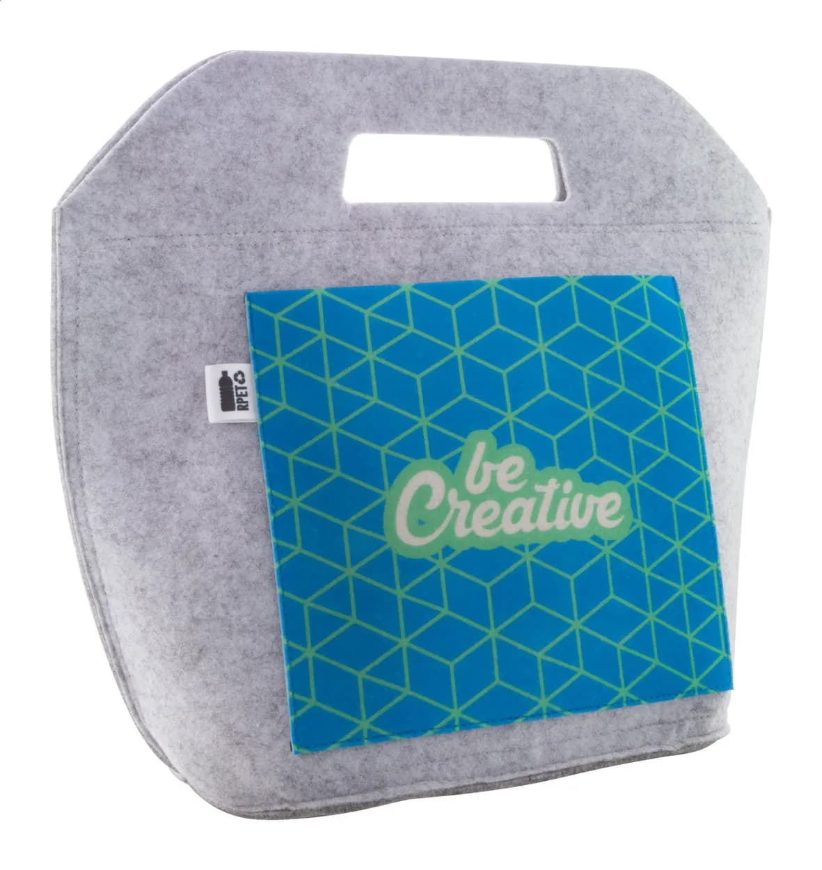 Individuelle RPET-Kühltasche - CreaFelt Coolgrab - weiß