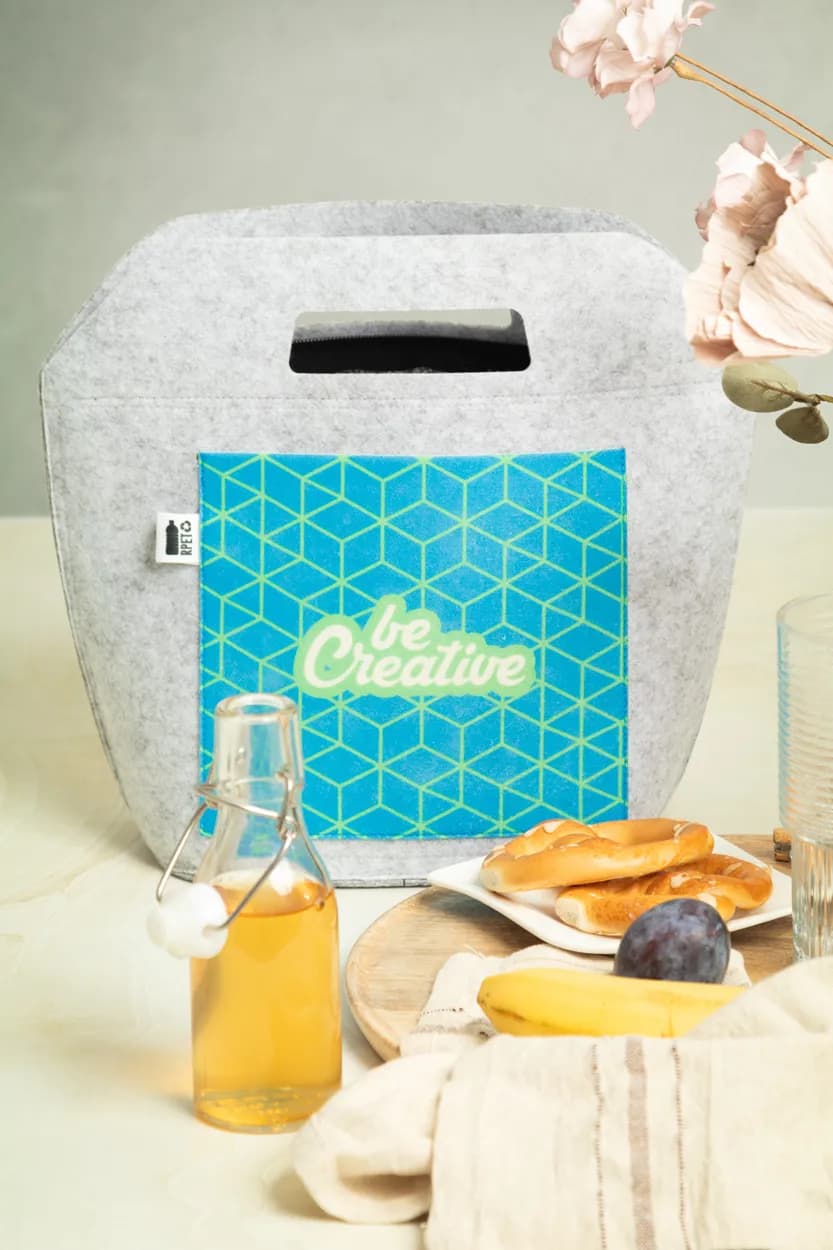 Individuelle RPET-Kühltasche - CreaFelt Coolgrab - weiß