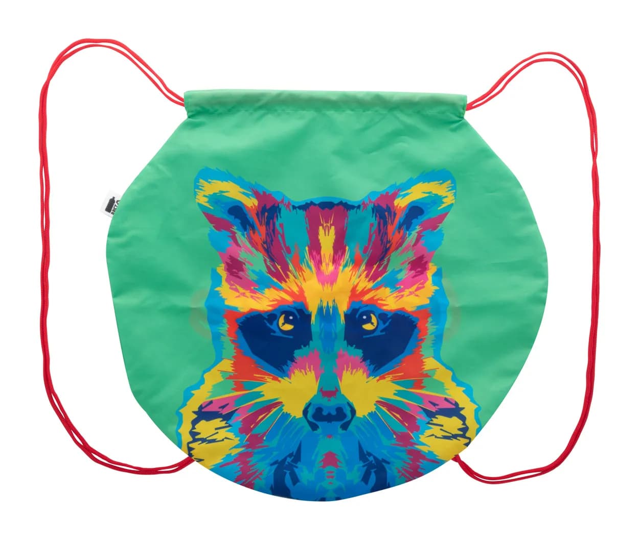 Individueller Turnbeutel - CreaDraw Circle - rot (-05)