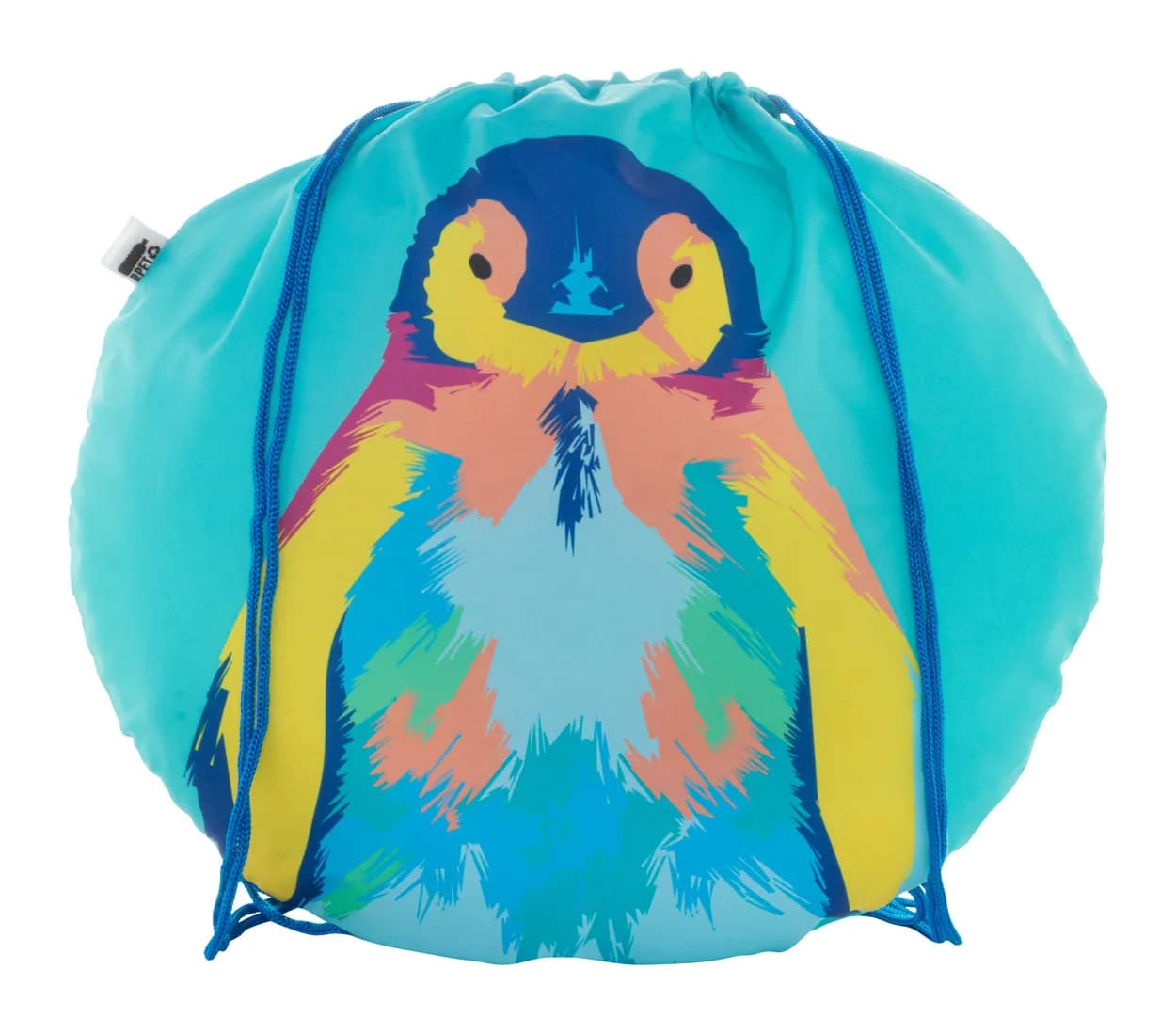 Individueller Turnbeutel - CreaDraw Circle - blau (-06)