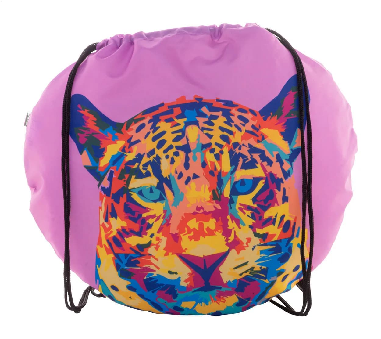 Individueller Turnbeutel - CreaDraw Circle - schwarz (-10)