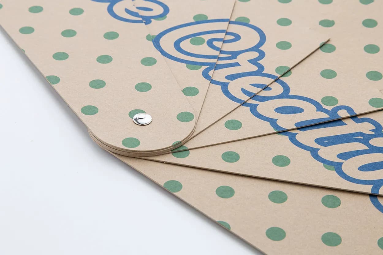 Indiviueller Handfächer - Folbreeze Eco - natur