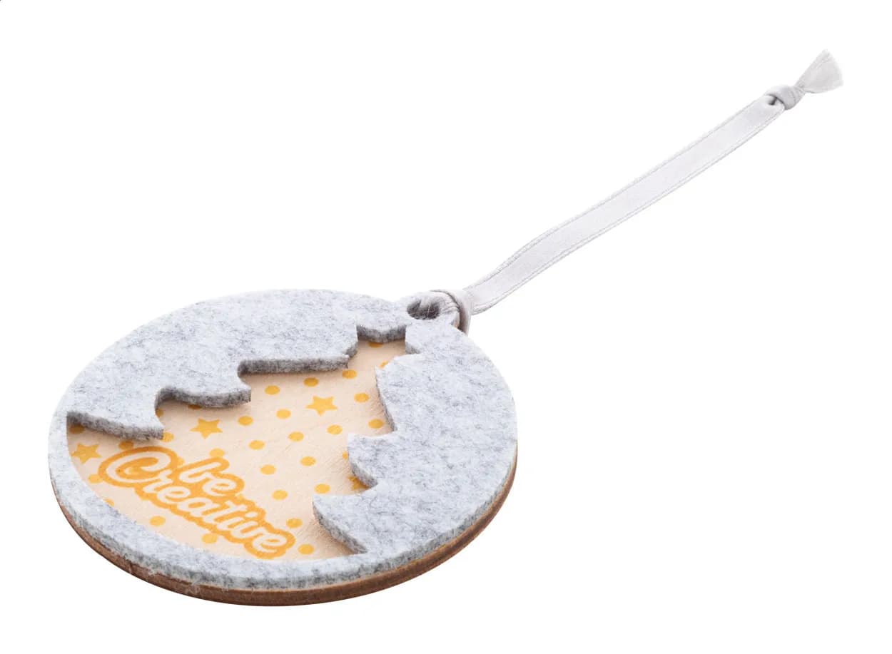 Weihnachtsbaumanhänger, Weihnachtsbaum - CreaFelt Tree - grau (-A)