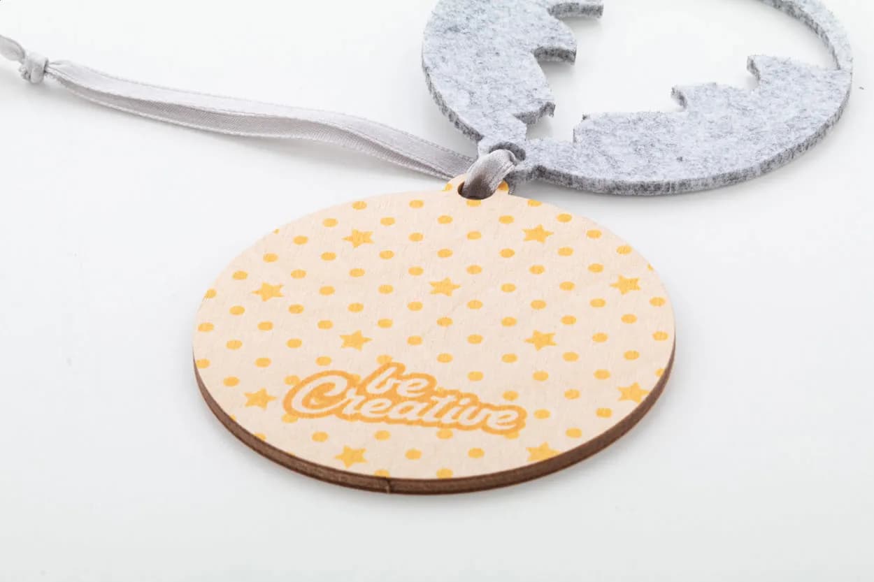 Weihnachtsbaumanhänger, Weihnachtsbaum - CreaFelt Tree - grau (-A)