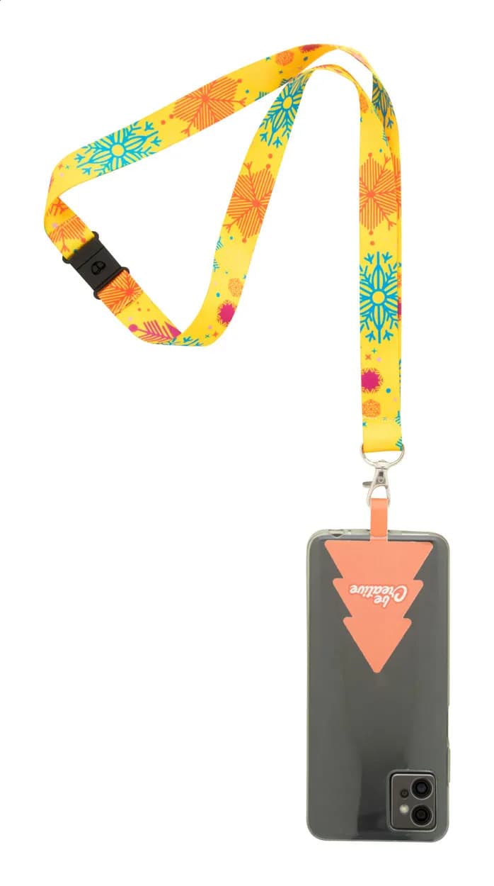 Individuelles Handyhalter-Lanyard - Subyard Mobile Xmas Safe - weiß