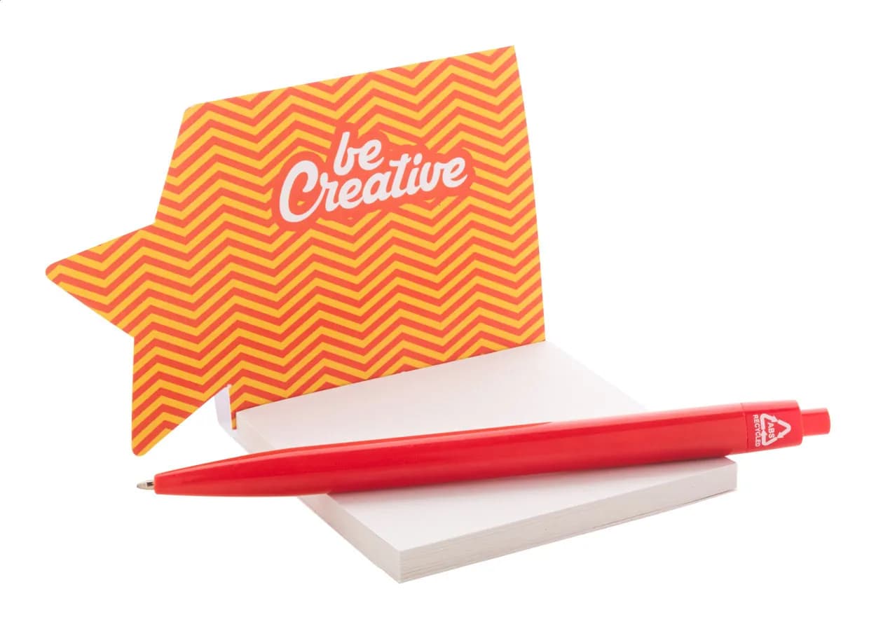 Individueller Haftnotizblock, Weihnachtsbaum - CreaStick Xmas - weiß (-B)