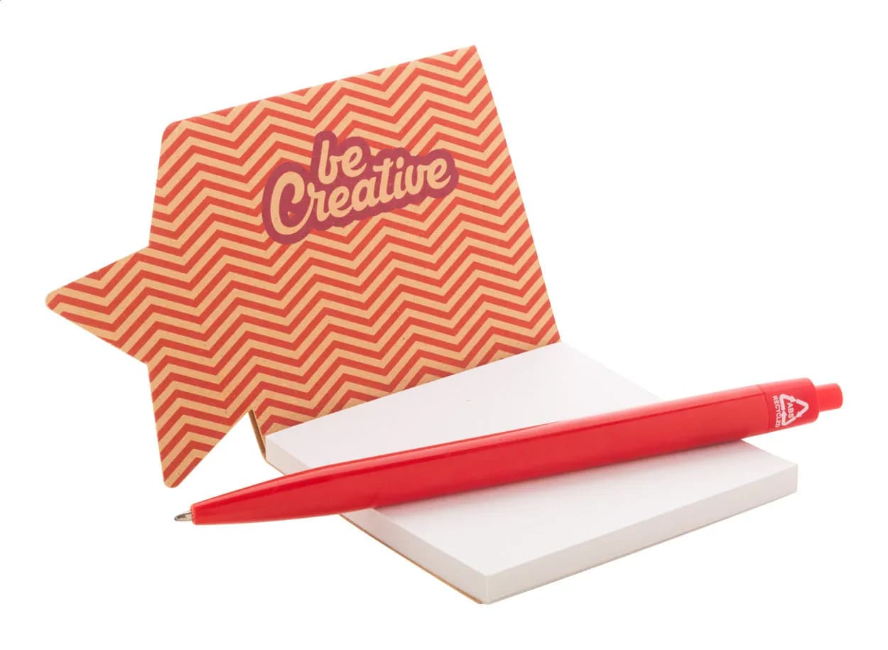 Individueller Haftnotizblock, Weihnachtsbaum - CreaStick Xmas Eco - natur (-B)