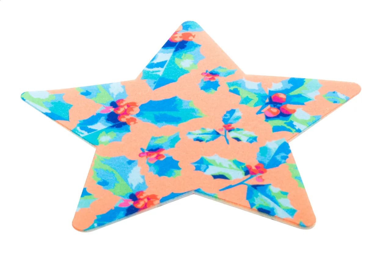 Individueller RPET Filzuntersetzer - CreaFelt Drink Xmas - grau