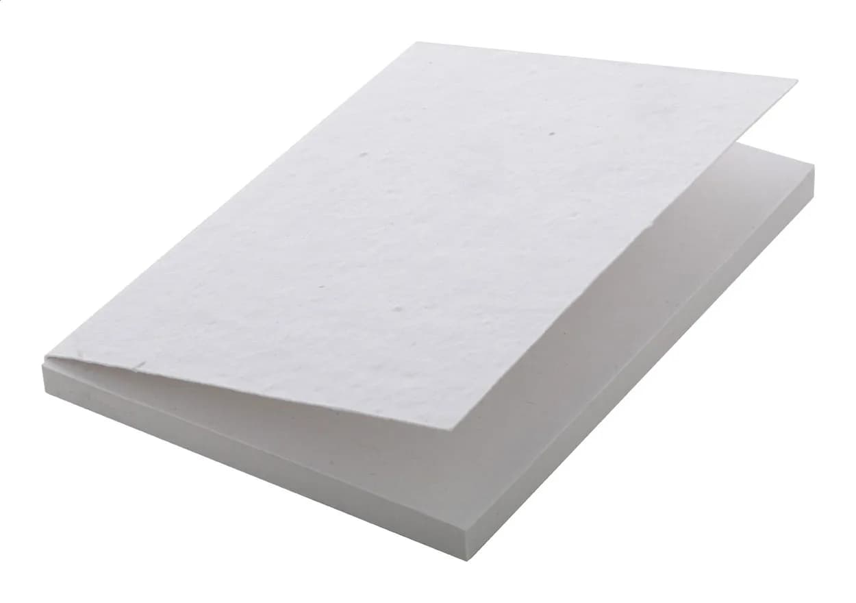 Individueller Haftnotizblock - CreaStick Seed Note L - weiß