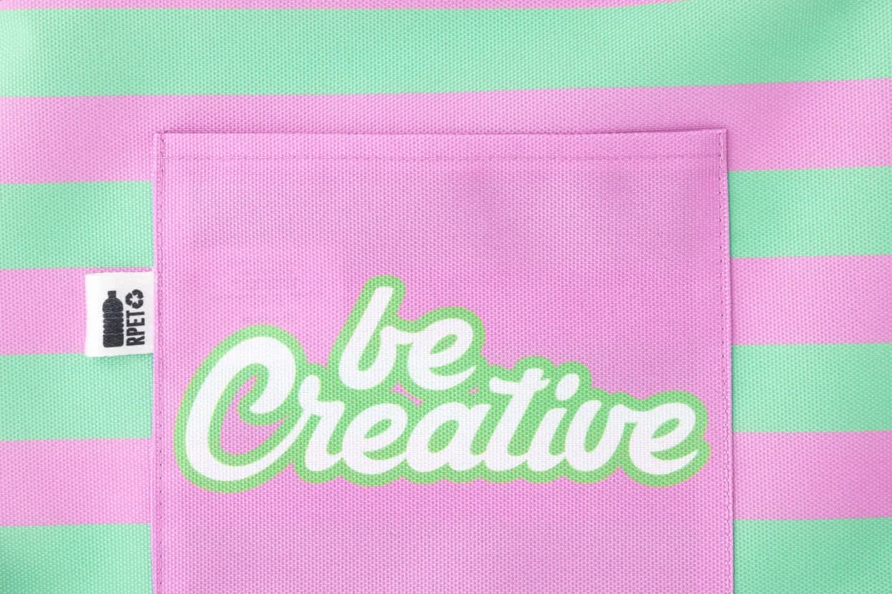 Individuelle RPET Schürze - CreaChef Kid - weiß