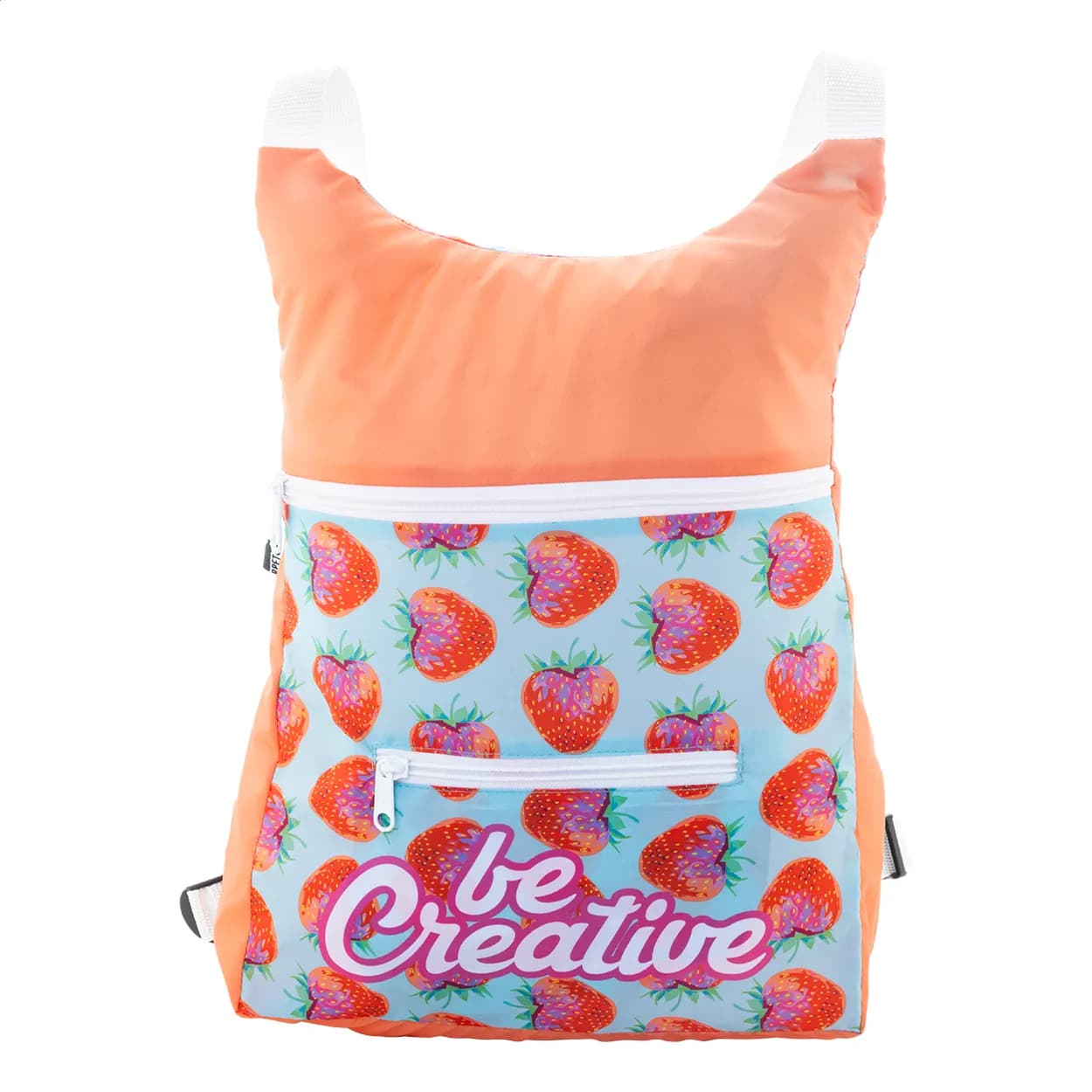 Individueller faltbarer RPET-Rucksack - SuboBag Folback - weiß (-01)