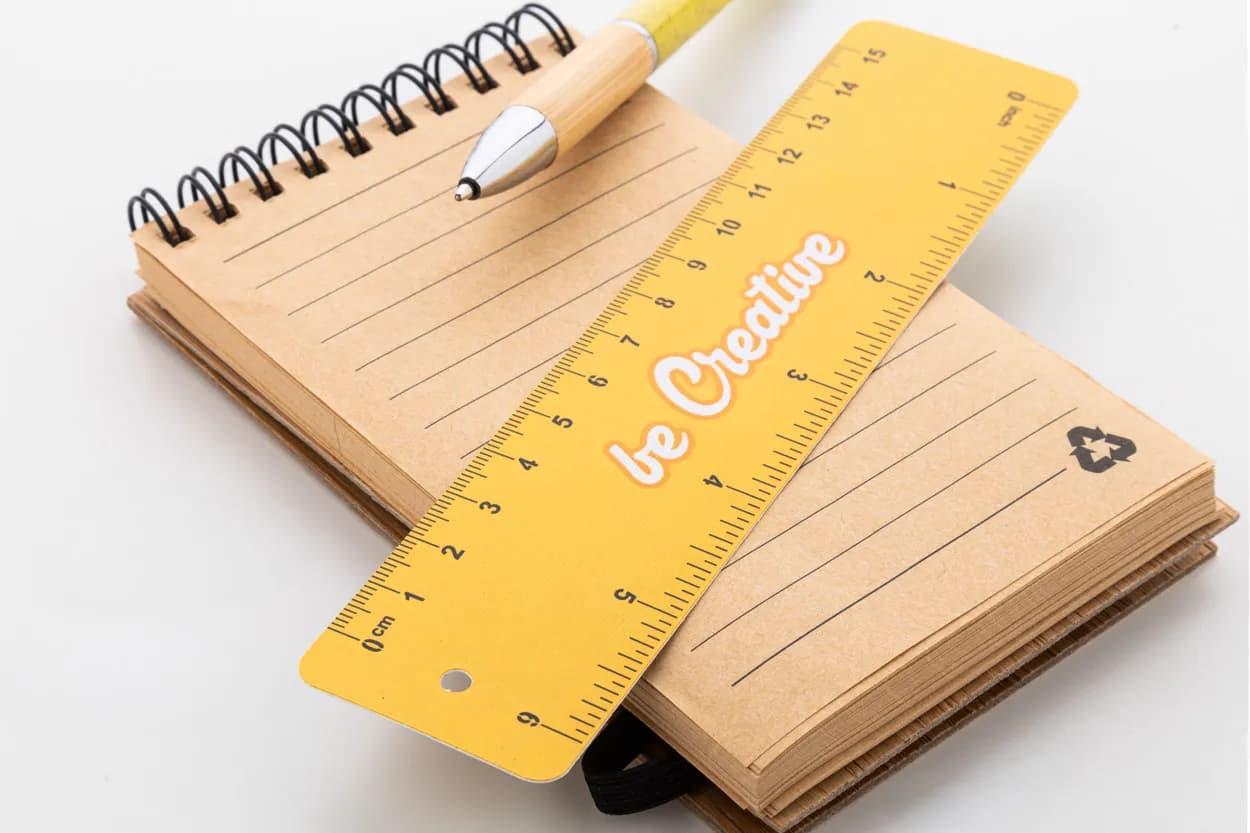 Individuelles Lineal aus Papier - Samler - weiß