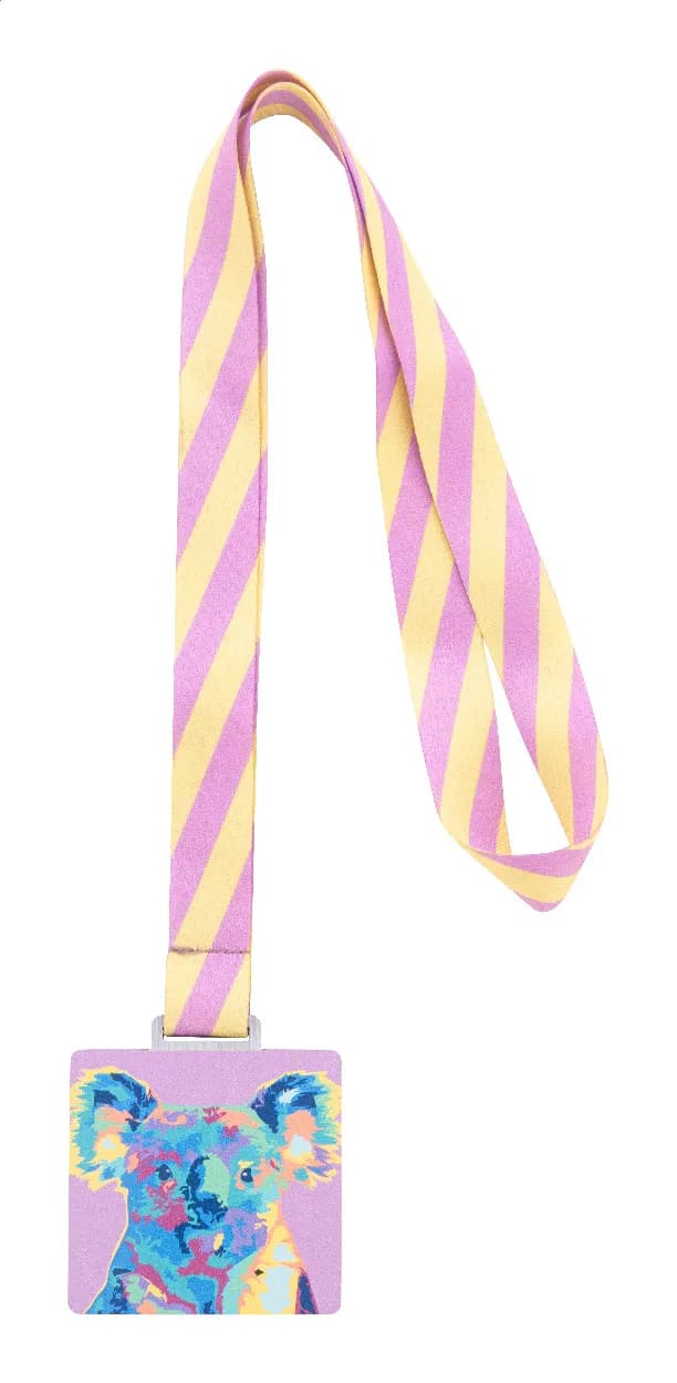 Individuelle Medaille - Subdal Shine Square - weiß