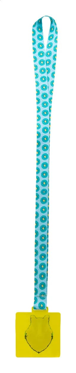 Individuelle Medaille - Subdal Colour Square - gelb/transparent (-02T)