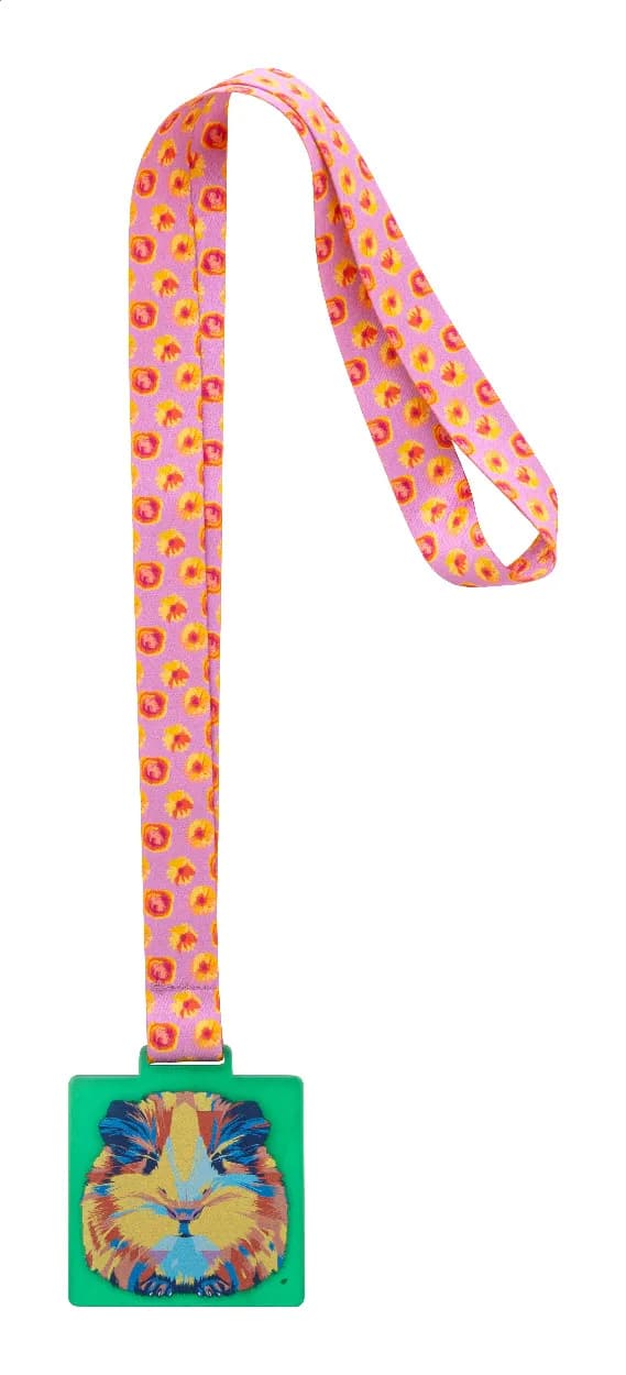 Individuelle Medaille - Subdal Colour Square - grün/transparent (-07T)