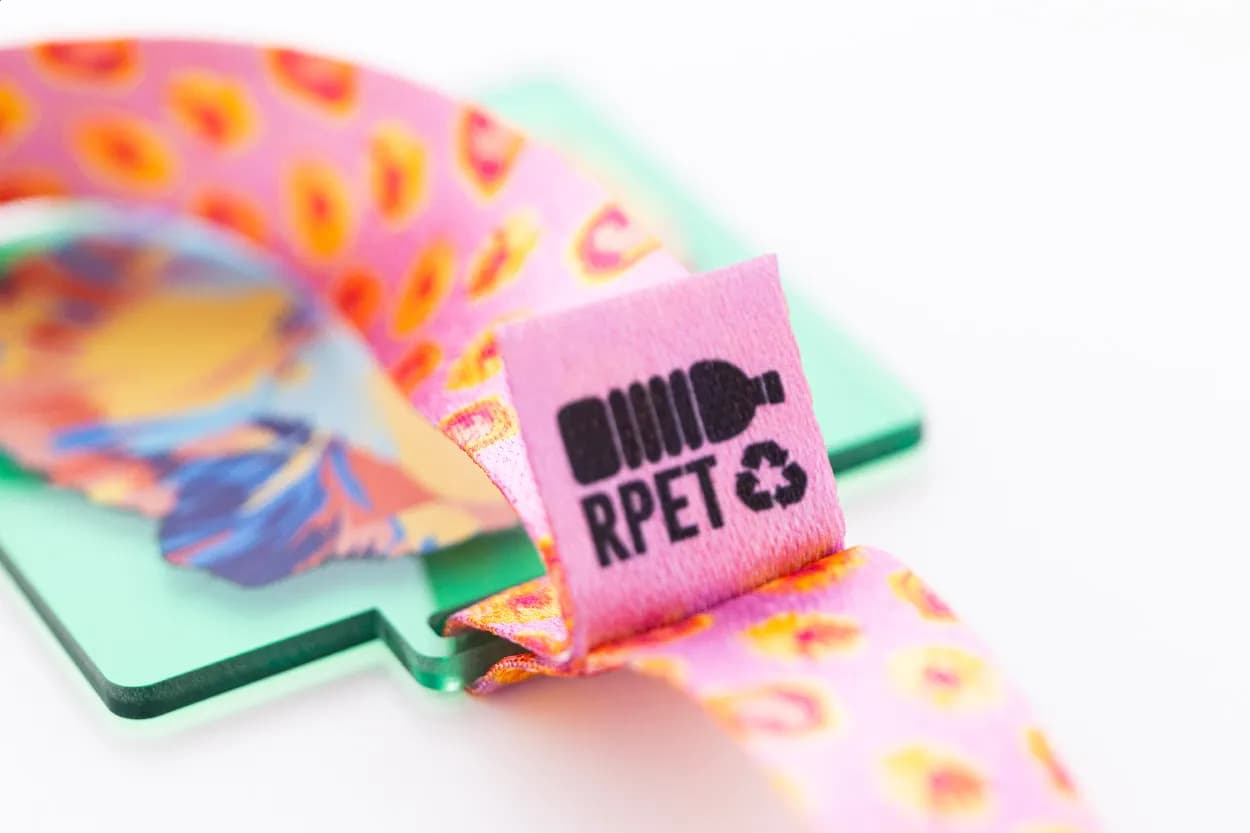 Individuelle Medaille - Subdal Colour Square - grün/transparent (-07T)