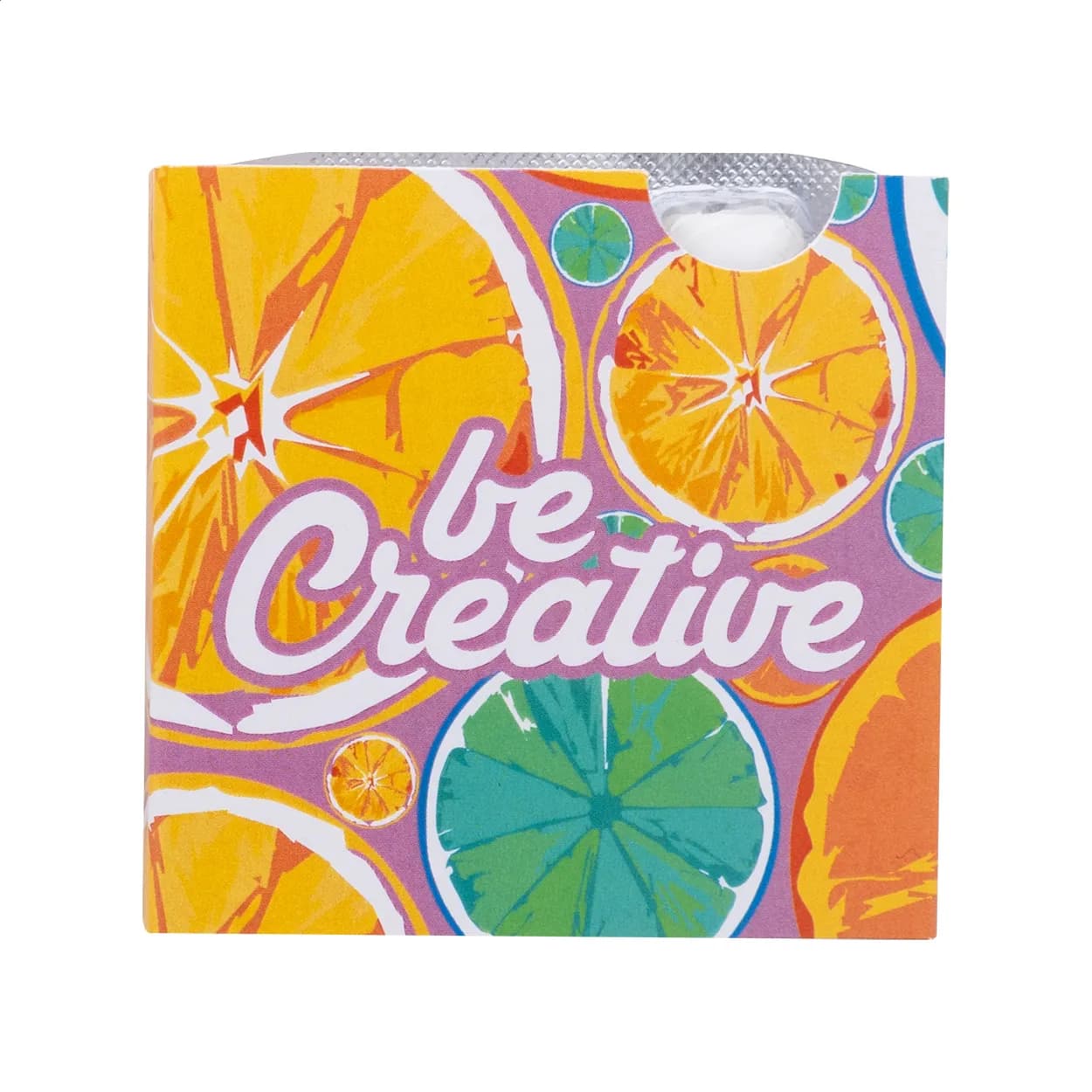 Individuell bedruckbarer Kaugummiblister - CreaChew 6 - weiß