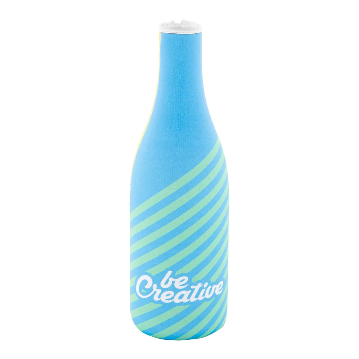 RPET Weinflaschenkühler - VinoPrint - weiß (-01)