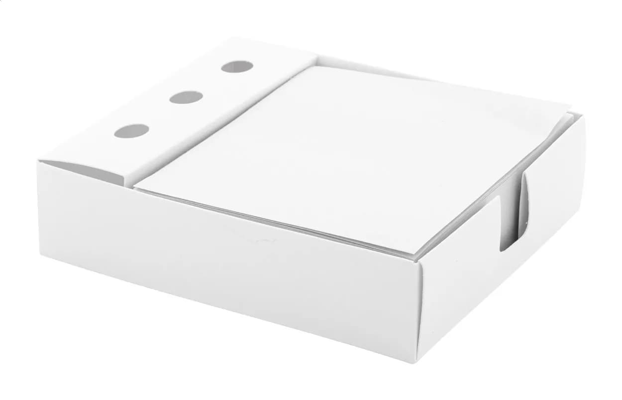 Zettelspender mit Stiftehalter - Nolty - weiß