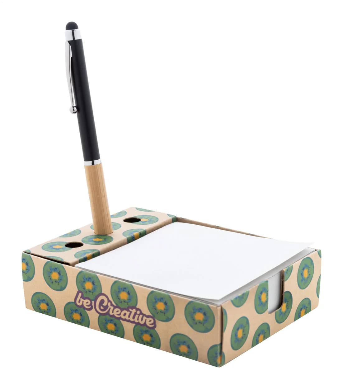 Zettelspender mit Stiftehalter - Nolty Eco - natur