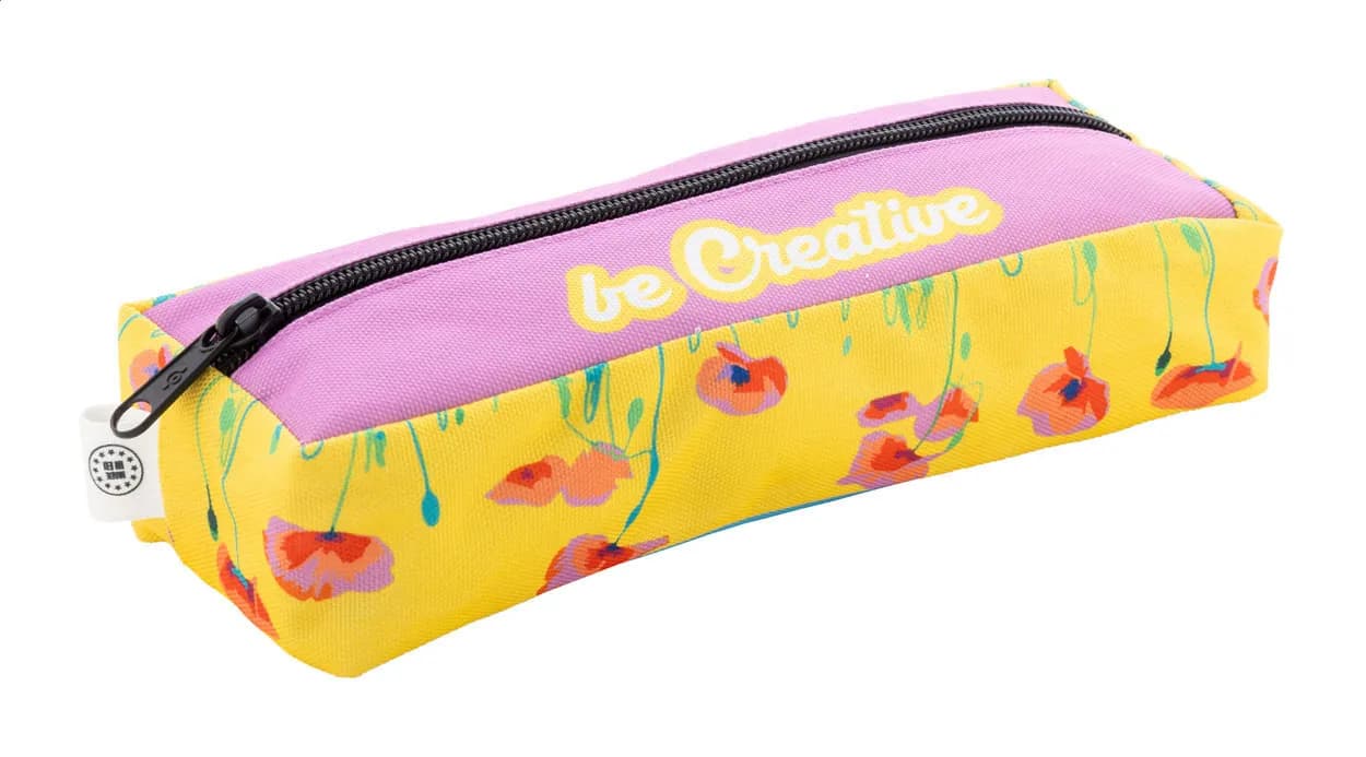 Individuelle RPET Stiftetasche - Bloppy - schwarz (-10)