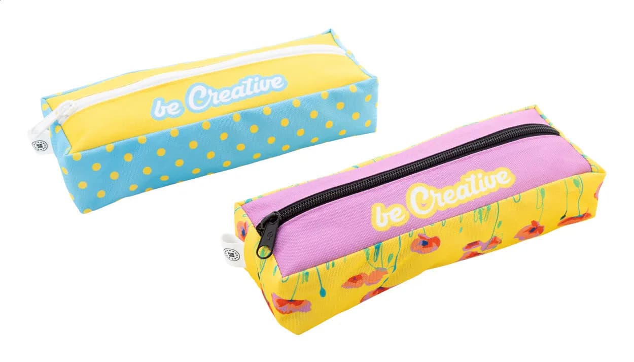 Individuelle RPET Stiftetasche - Bloppy - schwarz (-10)