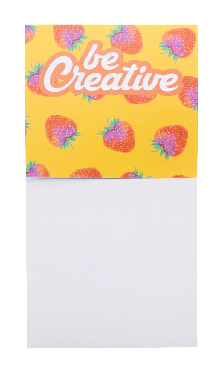 Individueller Haftnotizblock - CreaStick Sign - weiß