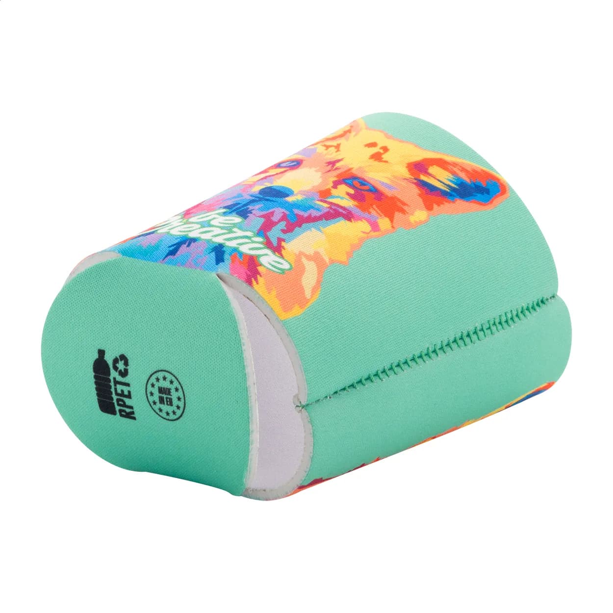 RPET Dosenkühler - PrintCan - weiß